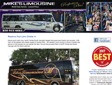 Tablet Screenshot of maconlimousine.com